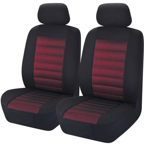 Universal Opulence Front Seat Covers Size 30/35 | Red