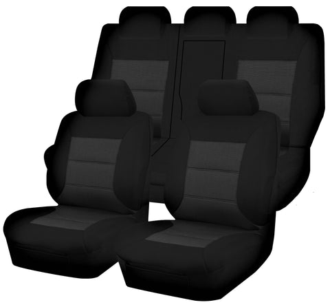 Premium Jacquard Seat Covers - For Mitsubishi Outlander ZJ-ZK-ZL Series (11/2012-07/2021)