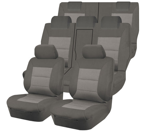 Premium Jacquard Seat Covers - For Mitsubishi Outlander ZJ-ZK-ZL Series (11/2012-07/2021)