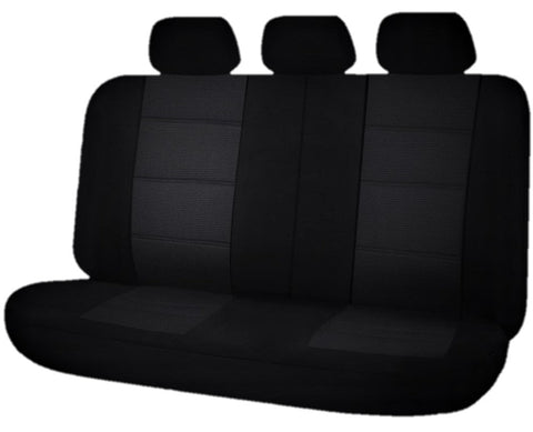 Universal Premium Rear Seat Covers Size 06/08S | Black