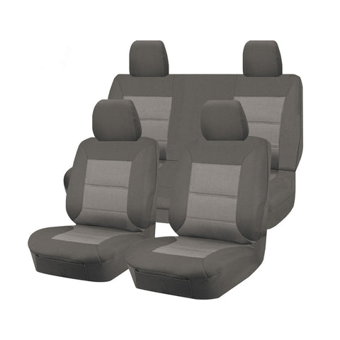 Premium Jacquard Seat Covers - For Nissan Navara D23 Series Dual Cab (03/2015-10/2017)
