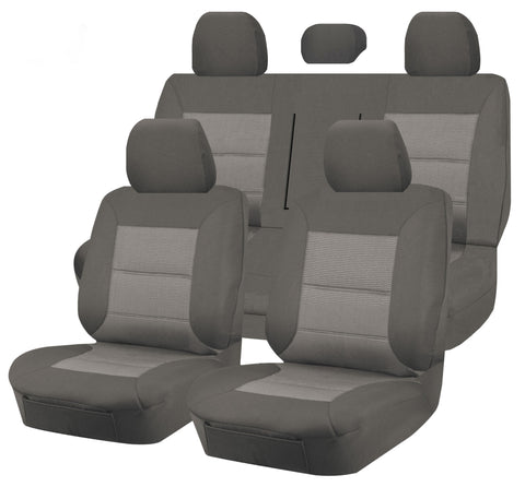 Premium Jacquard Seat Covers - For Mitsubishi Triton ML-MN Series Double Cab (07/2006-12/2014)