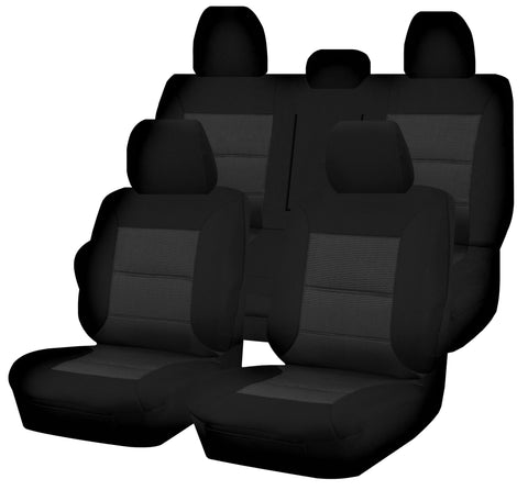 Premium Jacquard Seat Covers - For Mitsubishi Triton MQ-MR Series Dual Cab (2015-2022)