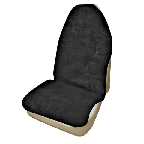 Throwover Sheepskin Seat Covers - Universal Size (20mm) - Charcoal