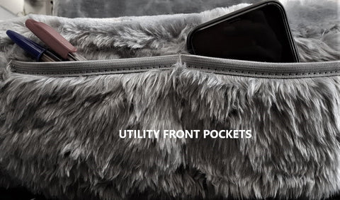 Romney Sheepskin Seat Covers - Universal Size (16mm) - Black
