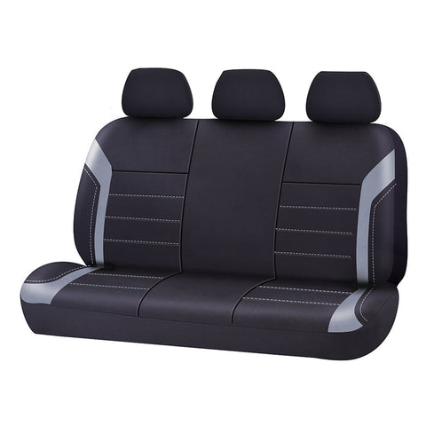 Universal Ultra Light Neoprene Rear Seat Covers Size 06/08S | Black/Grey