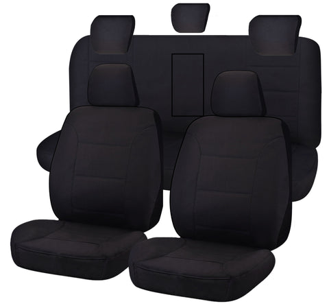 Challenger Canvas Seat Covers - For Isuzu D-Max Dual Cab (2012-2020)