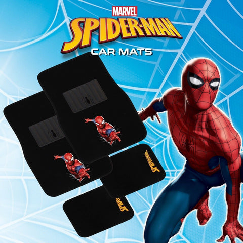 Marvel Avengers 4-Piece Spider-Man Car Mat