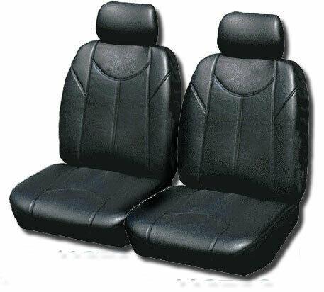 Leather Look Car Seat Covers For Ford Territory 2004-2020 | Grey
