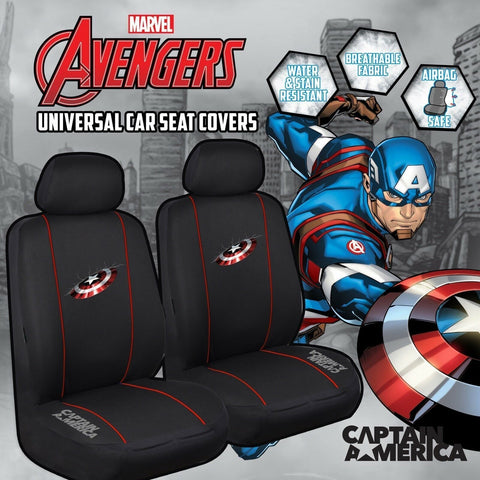 Captain America Marvel Avengers Universal Car Seat Cover 30/35