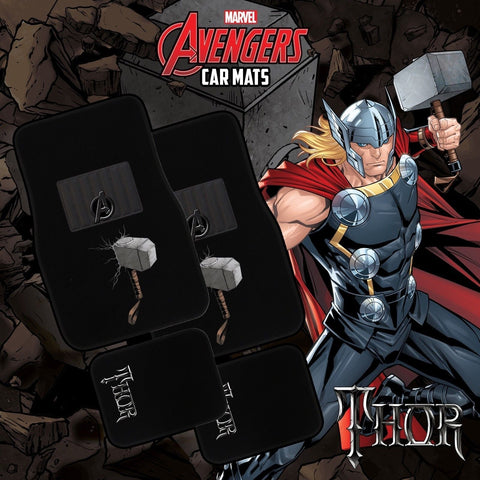 Marvel Avengers 4-Piece Thor Car Mat
