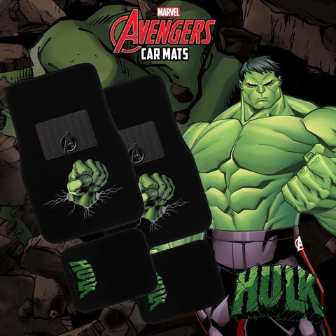 Marvel Avengers 4-Piece Hulk Car Mat