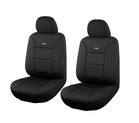 SHARKSKIN Seat Covers Fully Custom Made Fronts Only for ISUZU D-MAX DMAX 06/2012 - 06/2020